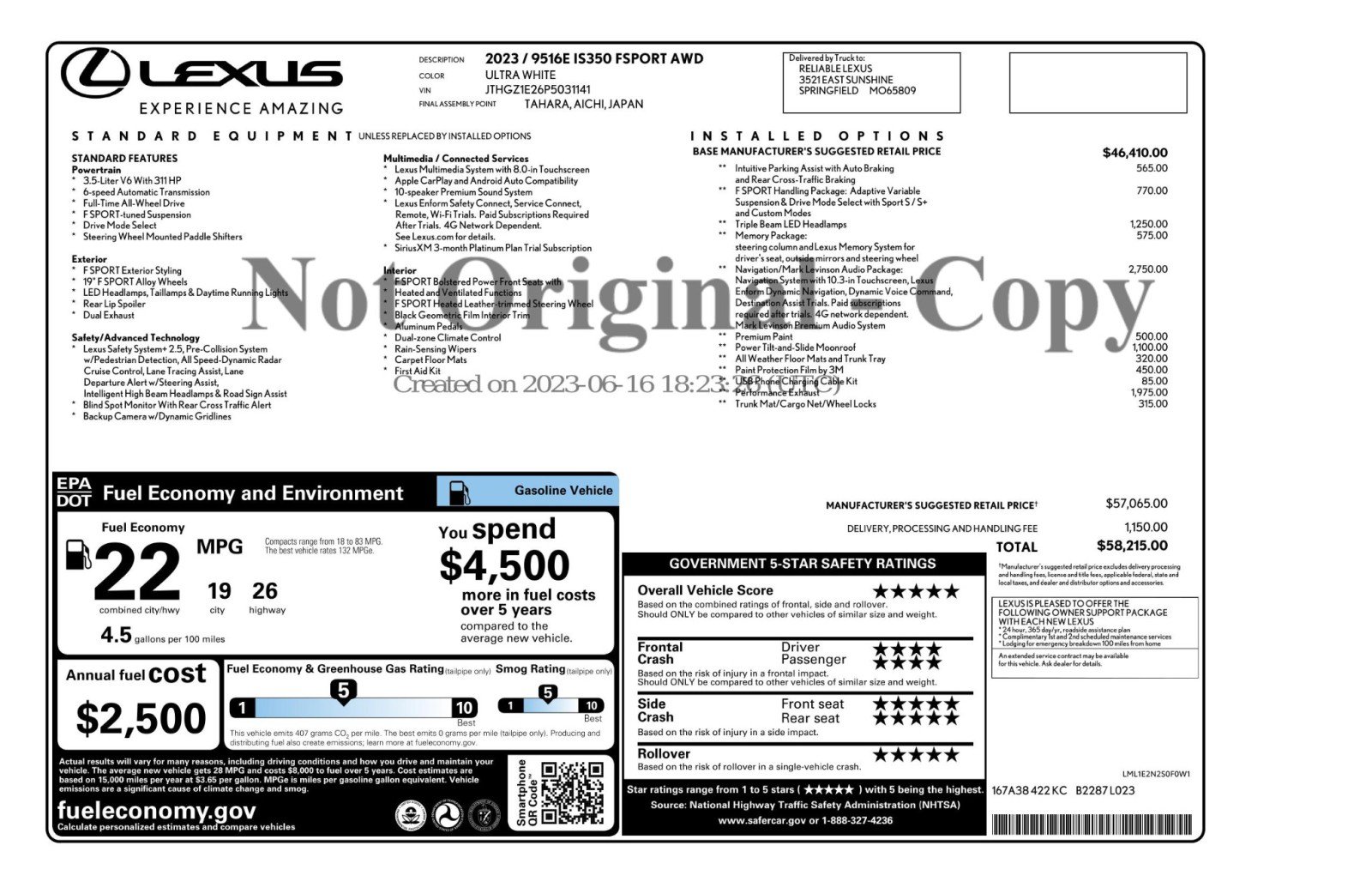 Used 2023 Lexus IS 350 F Sport AWD/4WD image 54