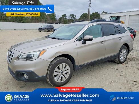 Used 2017 Subaru Outback 2.5i Premium image 1