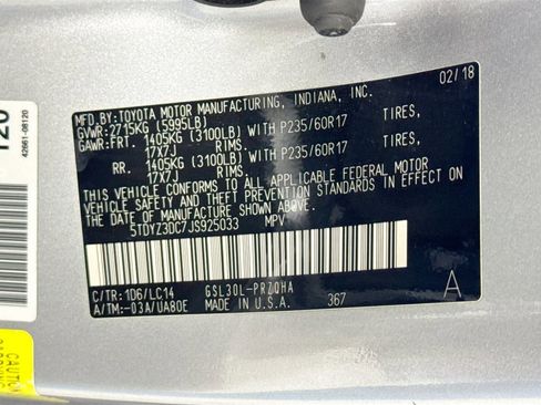 Used 2018 Toyota Sienna XLE image 43