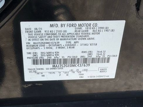Used 2021 Ford EcoSport SE image 31