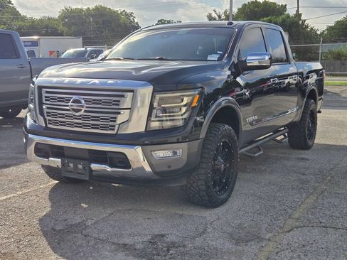 Used 2021 Nissan Titan Platinum Reserve w/ Moonroof Package AWD/4WD image 2