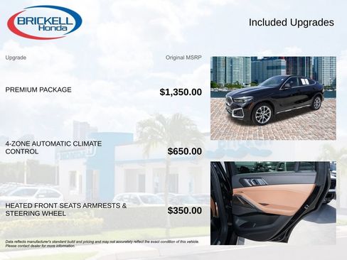 Used 2023 BMW X6 xDrive40i w/ Premium Package AWD/4WD image 11