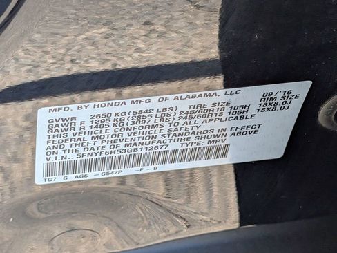 Used 2016 Honda Pilot EX-L image 52