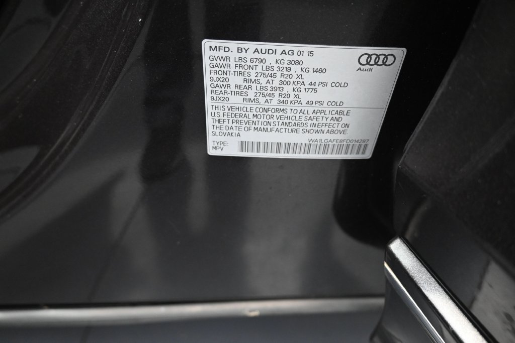 Used 2015 Audi Q7 3.0T Premium Plus w/ Premium Plus Package AWD/4WD image 18
