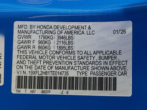 Certified 2026 Honda Civic Sport image 36