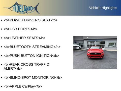Used 2017 Ford Mustang GT Premium w/ Equipment Group 401A RWD image 12