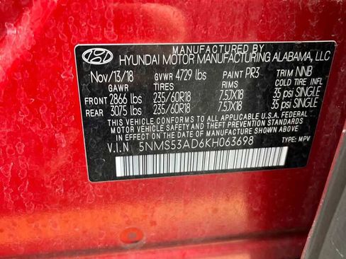 Used 2019 Hyundai Santa Fe Limited image 9