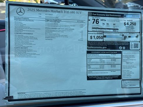 New 2025 Mercedes-Benz Maybach EQS 680 4MATIC image 29