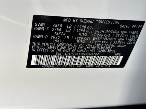 New 2025 Subaru Outback Onyx Edition image 24