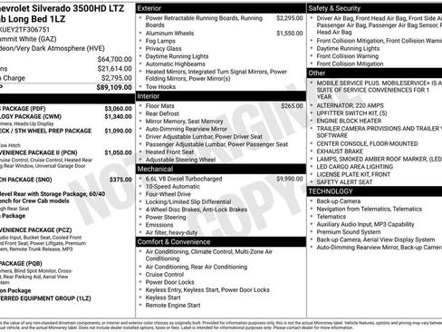 New 2026 Chevrolet Silverado 3500 LTZ w/ LTZ Plus Package AWD/4WD image 19