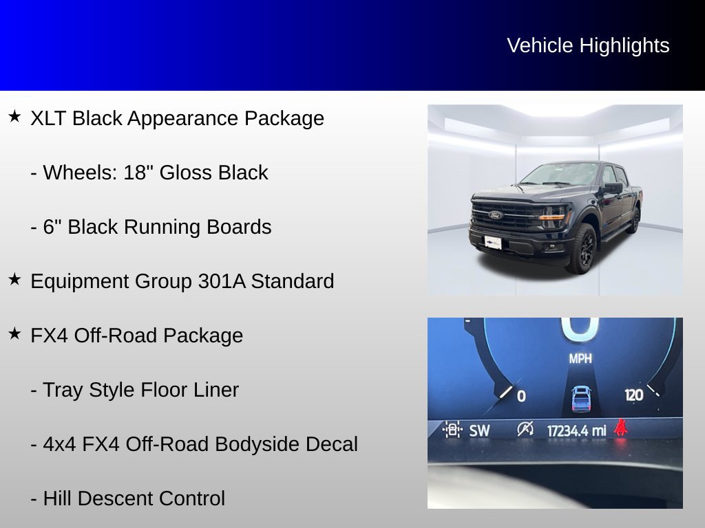 Used 2024 Ford F150 XLT w/ FX4 Off-Road Package AWD/4WD image 12