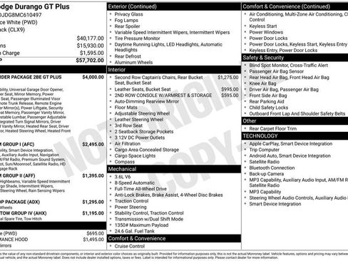 Used 2021 Dodge Durango GT AWD/4WD image 40