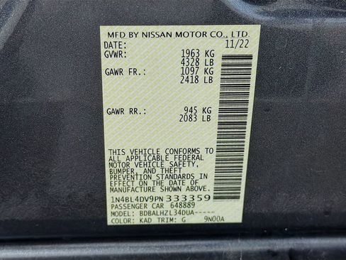 Used 2023 Nissan Altima 2.5 SV image 30