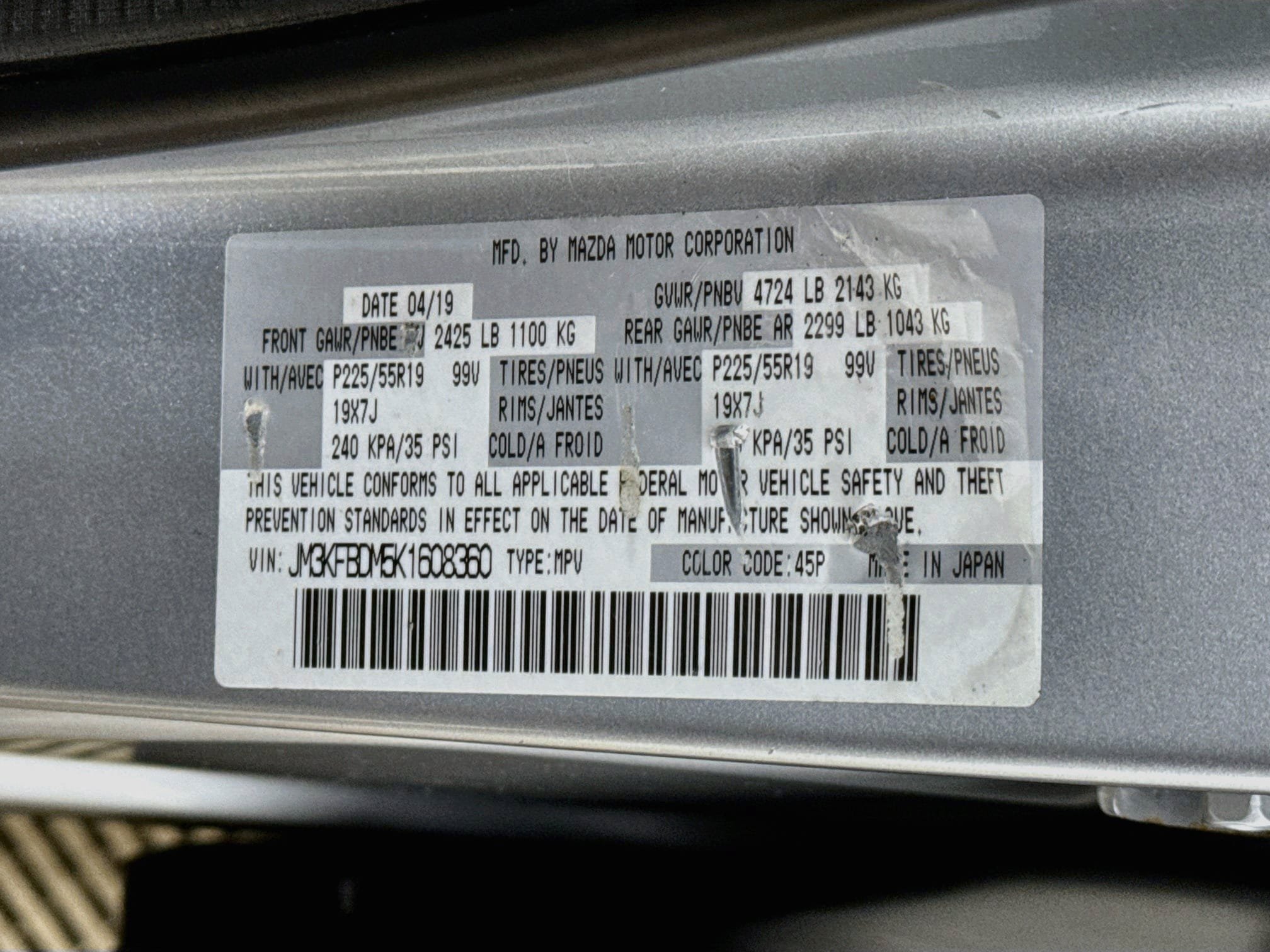 Used 2019 MAZDA CX-5 Grand Touring AWD/4WD image 29