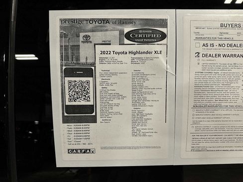 Certified 2022 Toyota Highlander XLE image 12