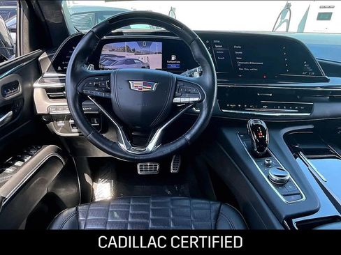 Certified 2023 Cadillac Escalade V w/ LPO, ONYX Package AWD/4WD image 7
