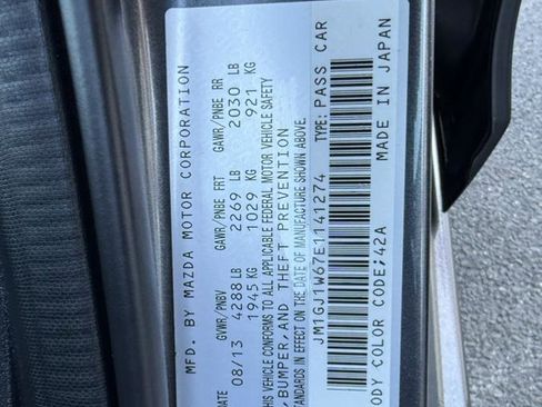 Used 2014 MAZDA MAZDA6 Grand Touring image 39