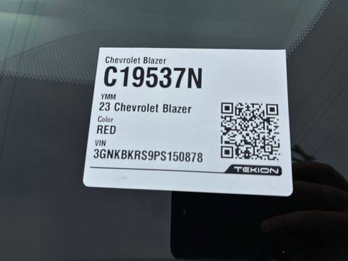 Certified 2023 Chevrolet Blazer RS w/ Driver Confidence II Package image 33