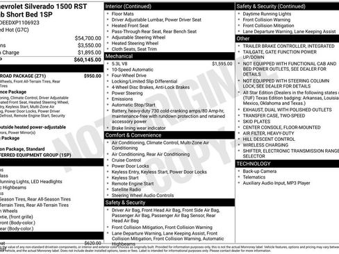 Used 2023 Chevrolet Silverado 1500 RST w/ Z71 Off-Road Package image 40