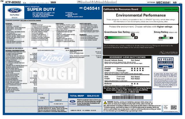 Used 2021 Ford F250 XLT w/ XLT Premium Package AWD/4WD image 3