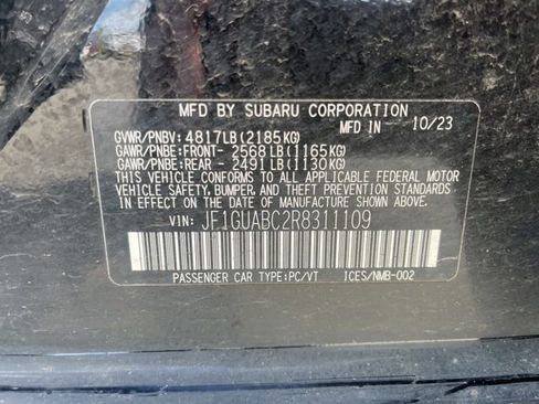 Used 2024 Subaru Impreza 2.0i w/ Popular Package #1A AWD/4WD image 11