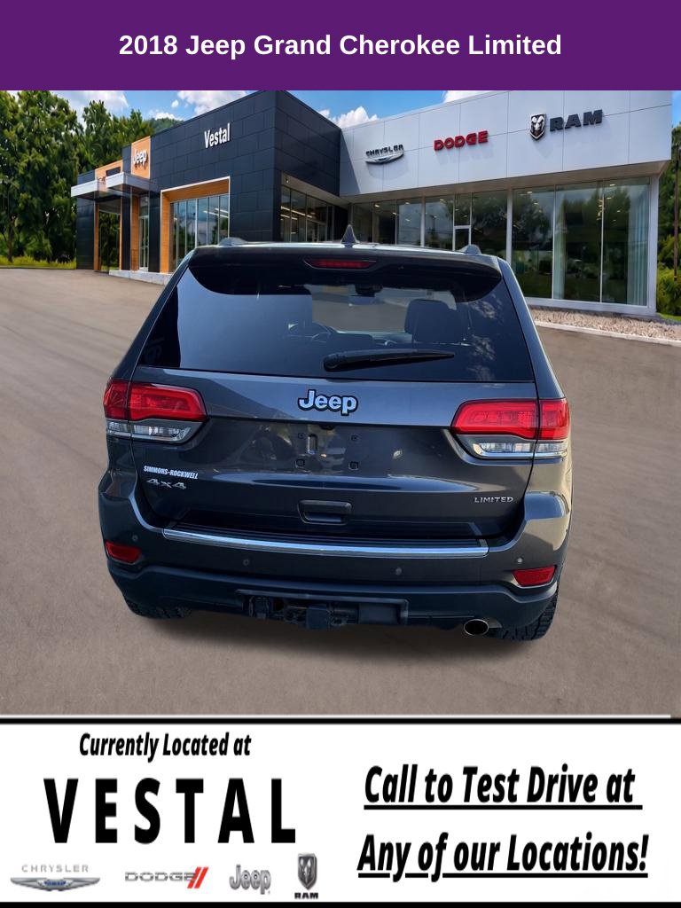 Used 2018 Jeep Grand Cherokee Limited AWD/4WD image 6