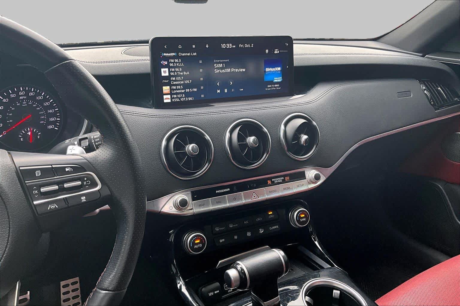 Certified 2023 Kia Stinger GT-Line w/ Sun & Sound Package RWD image 7