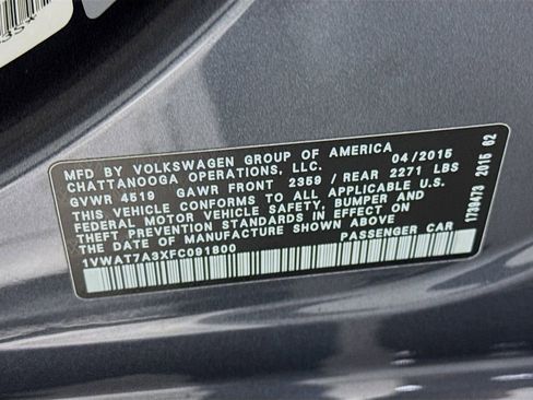 Used 2015 Volkswagen Passat 1.8T Limited Edition image 40