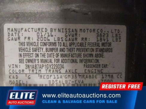 Used 2016 Nissan Sentra S FWD image 17