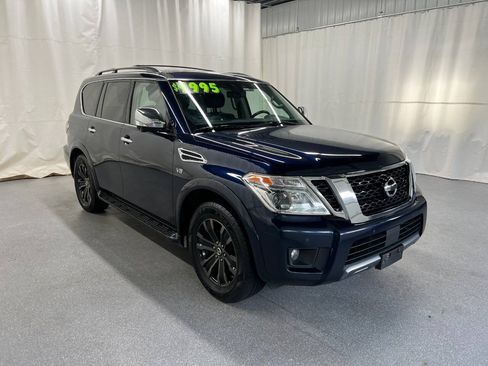 Used 2019 Nissan Armada Platinum w/ Captain's Chairs Package AWD/4WD image 3