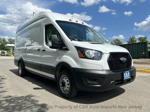 Used 2022 Ford Transit 350 148 High Roof Extended DRW RWD image 5
