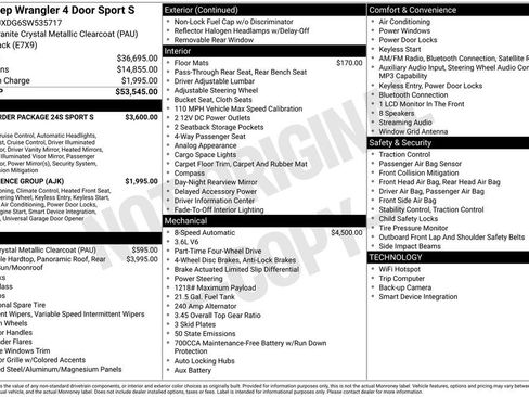Used 2025 Jeep Wrangler Unlimited Sport AWD/4WD image 3