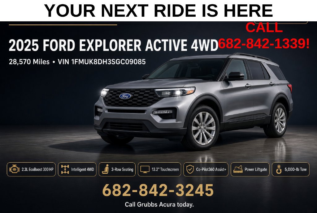 Used 2025 Ford Explorer Active AWD/4WD image 1