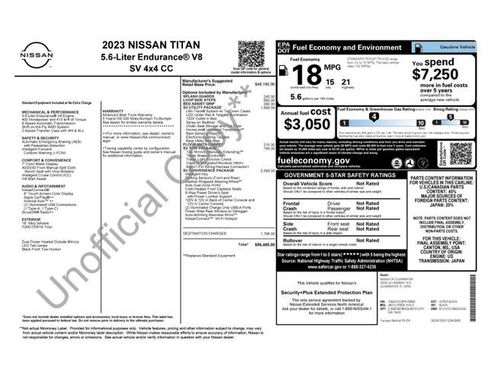 Used 2023 Nissan Titan SV w/ SV Convenience Package AWD/4WD image 2