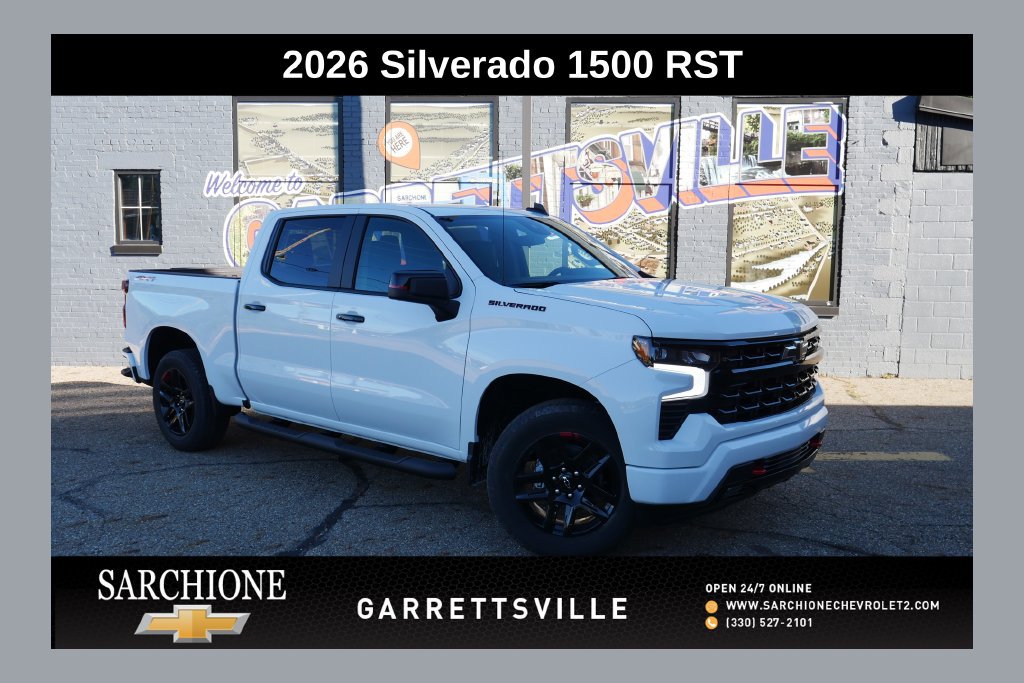 New 2026 Chevrolet Silverado 1500 RST w/ Redline Edition AWD/4WD image 1