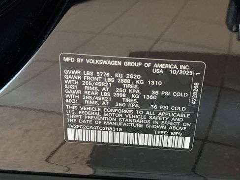 New 2026 Volkswagen Atlas Cross Sport SEL Premium R-Line AWD/4WD image 25