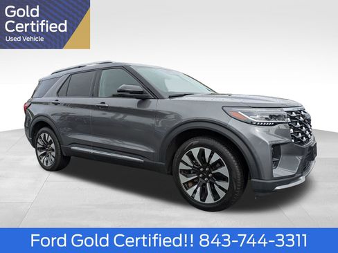 Certified 2025 Ford Explorer Platinum w/ LUX Leather Package image 1