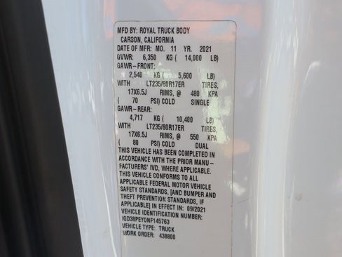 Used 2022 GMC Sierra 3500 Pro w/ Convenience Package image 46