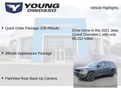 Used 2021 Jeep Grand Cherokee L Altitude image 7