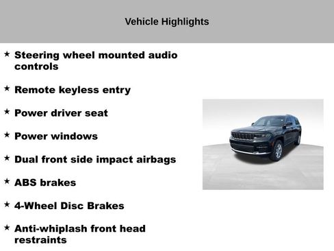 Used 2022 Jeep Grand Cherokee L Limited AWD/4WD image 36
