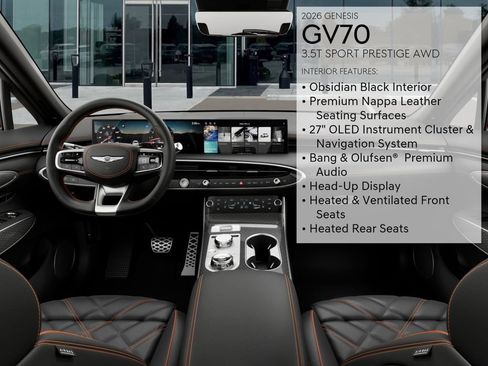 New 2026 Genesis GV70 3.5T Sport Prestige AWD/4WD image 17