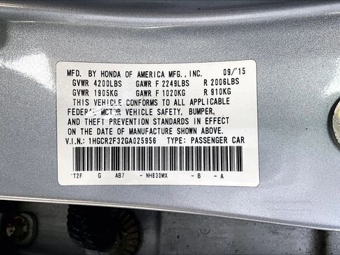 Used 2016 Honda Accord LX image 16