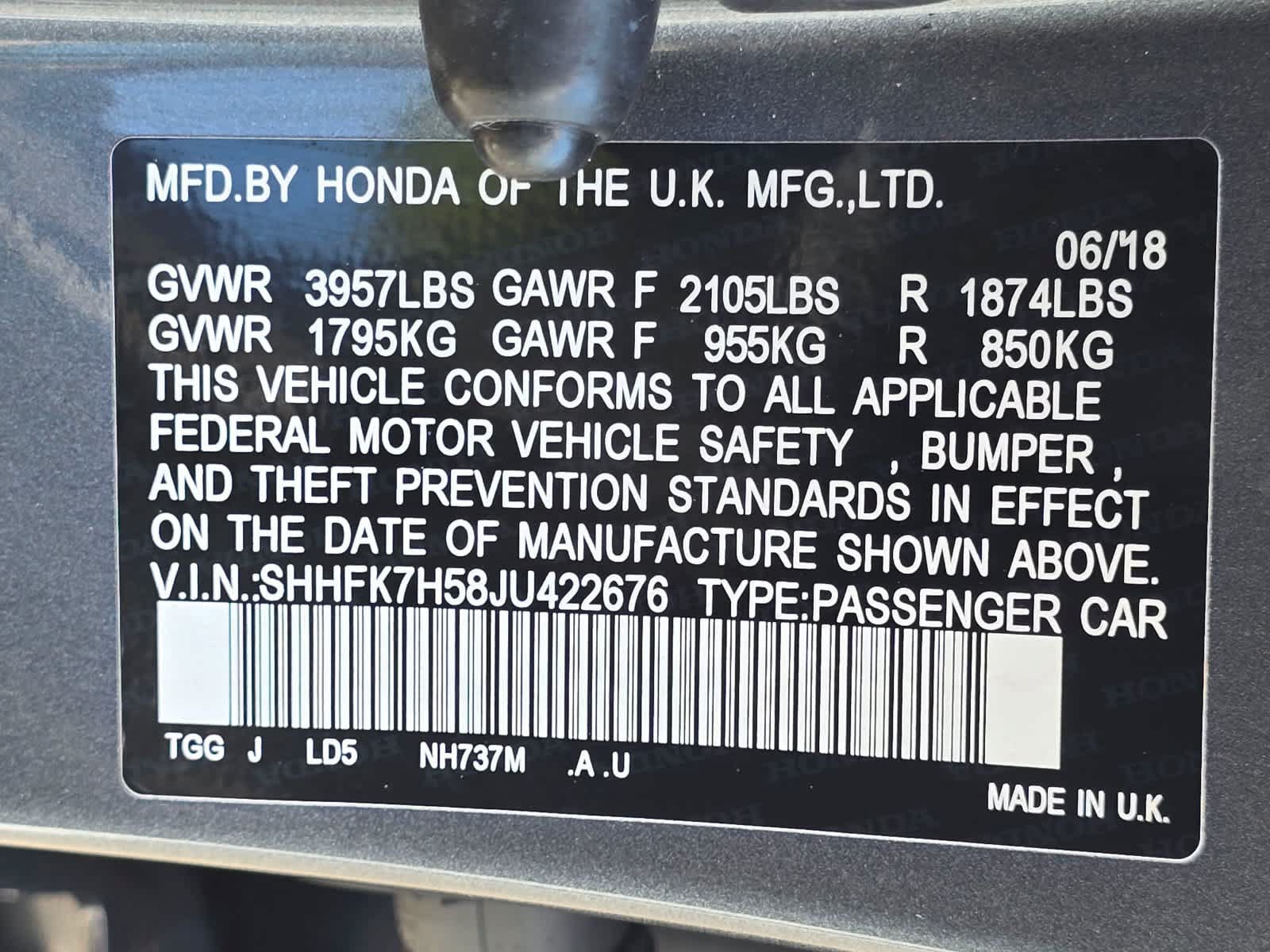 Used 2018 Honda Civic EX image 31