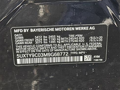 Used 2021 BMW X3 M40i w/ Executive Package image 38