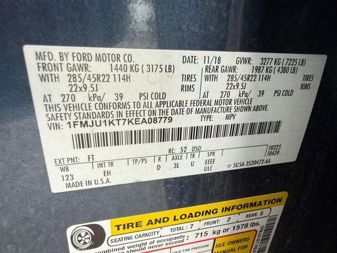 Used 2019 Ford Expedition Limited w/ Equipment Group 303A RWD image 18