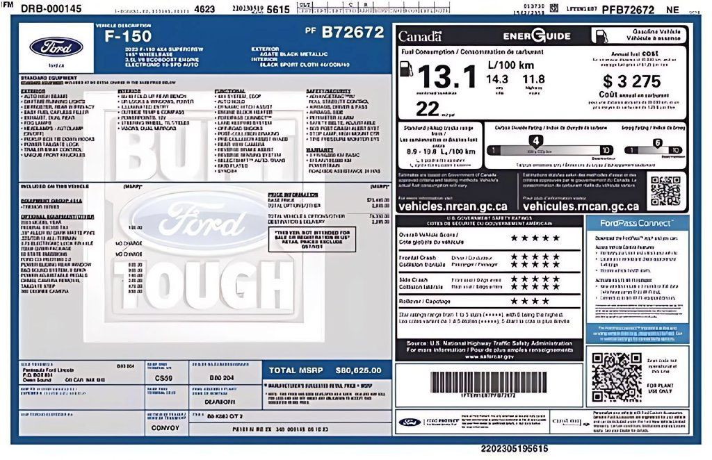 Used 2023 Ford F150 Tremor w/ 360 Degree Camera Package AWD/4WD image 55