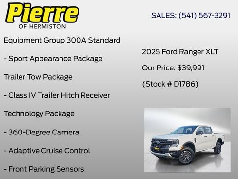 New 2025 Ford Ranger XLT w/ FX4 Off-Road Package AWD/4WD image 6