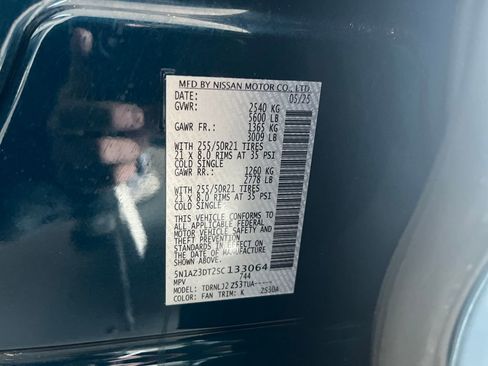 Used 2025 Nissan Murano Platinum w/ Cargo Package image 85