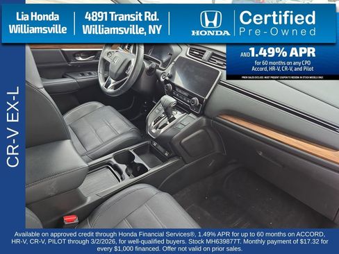Certified 2021 Honda CR-V EX-L image 31