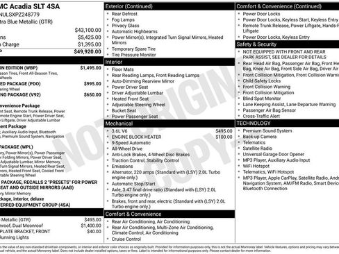 Used 2023 GMC Acadia SLT w/ Elevation Edition AWD/4WD image 6